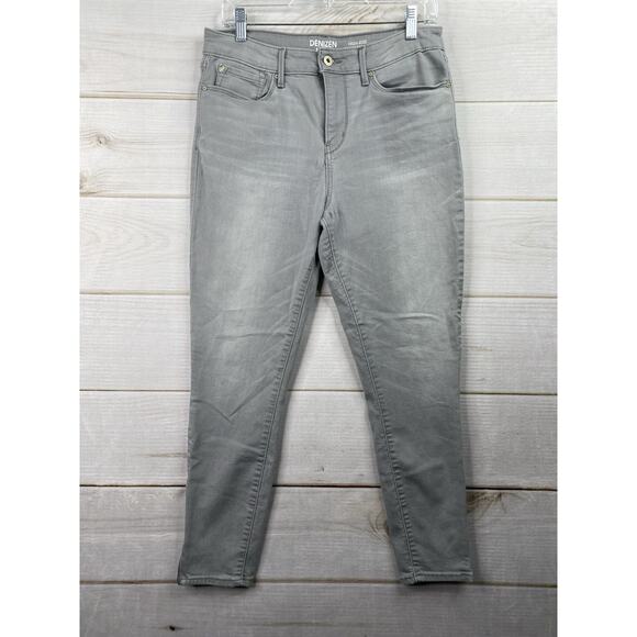 DENIZEN Denim - Denizen From Levi's Jeans Sz 10 W 30 High Rise Zip Ankle Skinny Gray Stretch